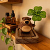Wood Bear Aroma Diffuser β Natural Walnut Car & Home Fragrance Ornament