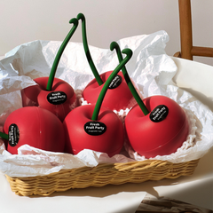 Cherry Scent Car Air Freshener, Solid Fragrance Balm for Home & Bathroom