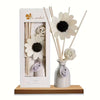 Ceramic Reed Diffuser Set, Home Fragrance with Wooden Sticks, Aromatherapy Diffuser
