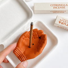 Handcrafted Terracotta Hand Incense Stick Holder