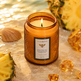 Embossed Baltic Amber Luxury Scented Candles