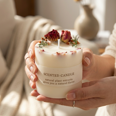 Artisan Rose Petal Floral Harmony Scented Candles