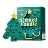 Christmas Tree Scented Candle, Osmanthus Fragrance, Xmas Table Decor