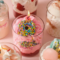 Sweet Cream & Candy Donut Scented Candles