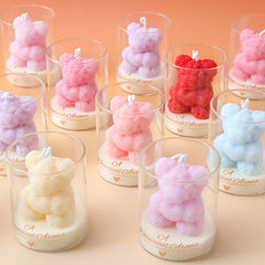 Valentine's Day Care Bears Glass Cup Aromatherapy Scented Candles