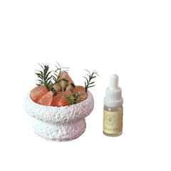 Essential Oil & Crystal Diffuser Stone Gift Set, Aromatherapy Scented Oil Gift Box