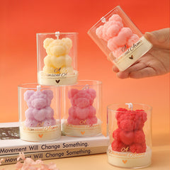 Valentine's Day Care Bears Glass Cup Aromatherapy Scented Candles