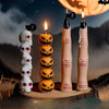 4-Pack Halloween Finger Candles, Bleeding Taper Candles for Gothic Decor