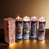 Crystal Topped Altar Scented Candles