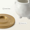 Ceramic Hanging Oil Burner – Essential Oil Wax Melt Warmer with Stand