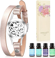 Aromatherapy Diffuser Bracelet Set – Bracelet & Refill Scent Pads