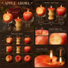 Bitten Apple Scented Candle, Apple Core Decorative Candle for Christmas & Home Decor