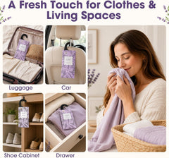 Rose Cottage 3 Pack Closet Deodorizer, Scented Sachets & Home Air Freshener