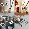 4-Piece Candle Care Set, Stainless Steel Wick Trimmer & Snuffer