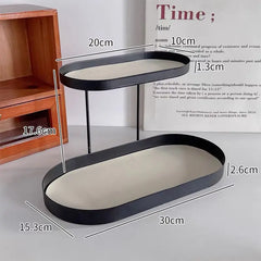 2-Tier Aromatherapy Organizer – Minimalist Essential Oil & Fragrance Display Rack