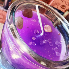 Crystal Topped Altar Scented Candles