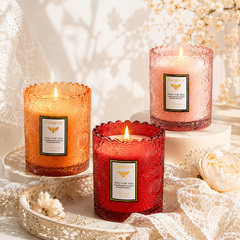 Embossed Lace Edge Relief Scented Candles