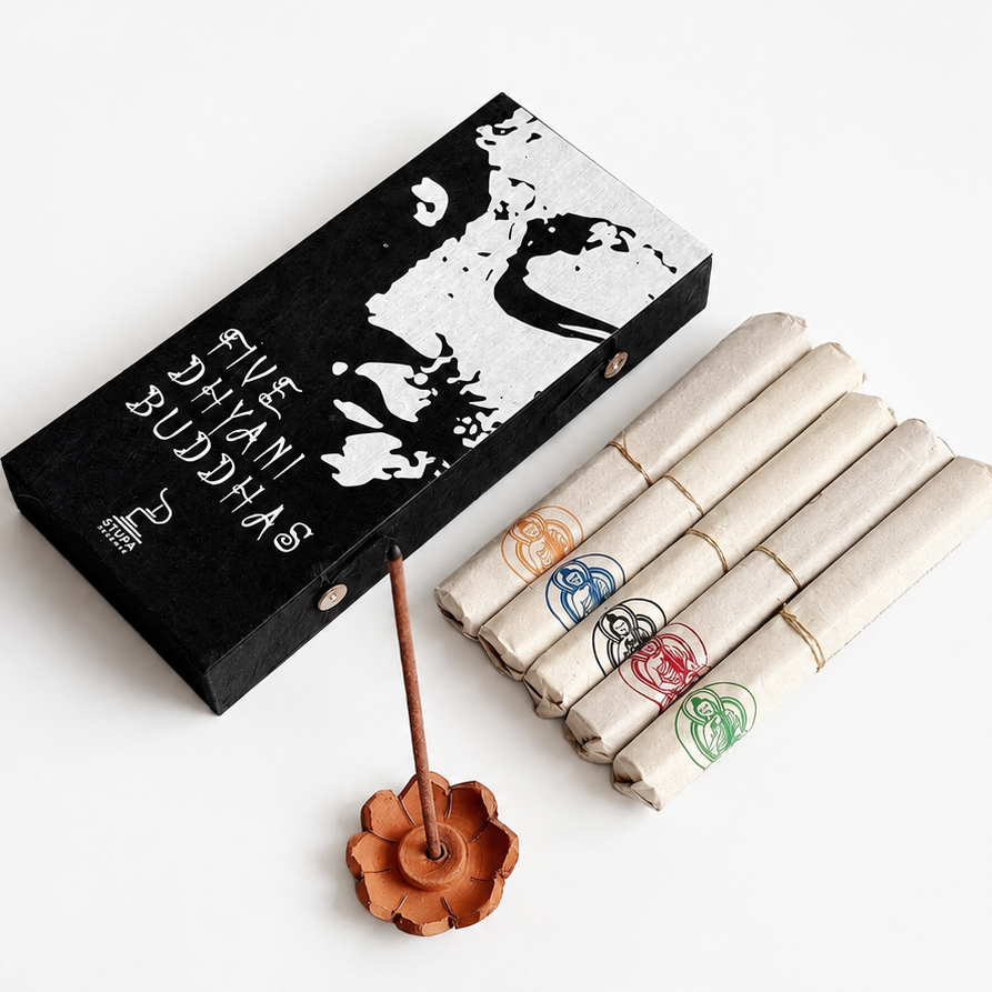STUPA Five Dhyani Buddhas Gift Set