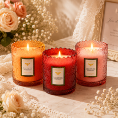 Embossed Lace Edge Relief Scented Candles