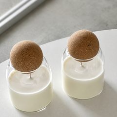 Hand Poured Round Cork Stopper Scented Candles