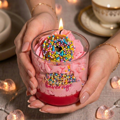 Sweet Cream & Candy Donut Scented Candles