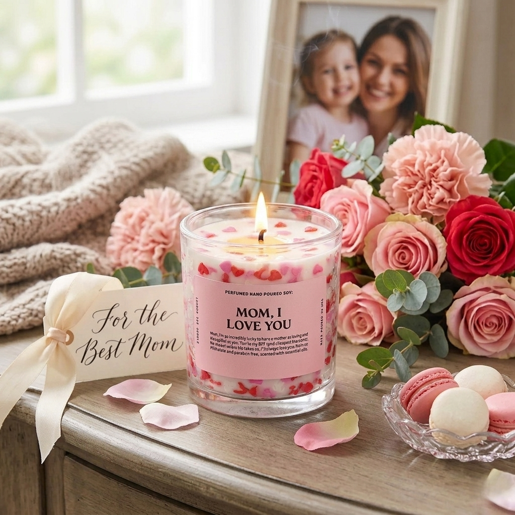 Mom I Love You Scented Candles