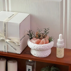 Essential Oil & Crystal Diffuser Stone Gift Set, Aromatherapy Scented Oil Gift Box