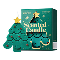 Christmas Tree Scented Candle, Osmanthus Fragrance, Xmas Table Decor