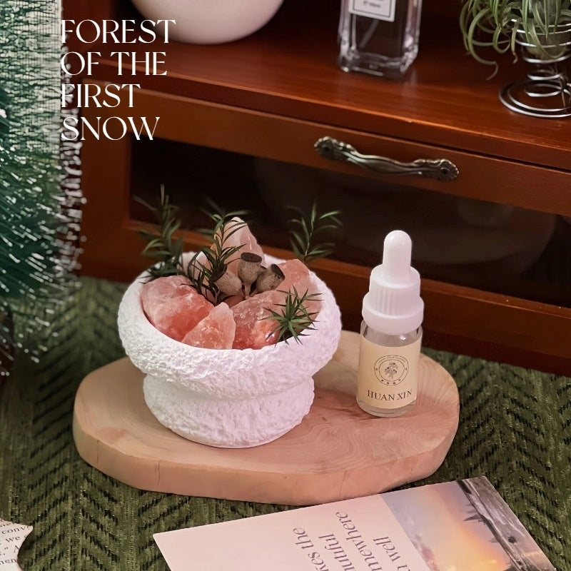 Essential Oil & Crystal Diffuser Stone Gift Set, Aromatherapy Scented Oil Gift Box