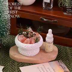 Essential Oil & Crystal Diffuser Stone Gift Set, Aromatherapy Scented Oil Gift Box