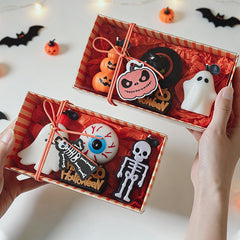 Halloween Scented Candle Gift Set – Ghost, Pumpkin & Skeleton Candles