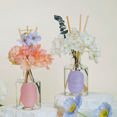 Cherry Blossom Reed Diffuser 250ml – Floral Home Fragrance with Decorative Flowers