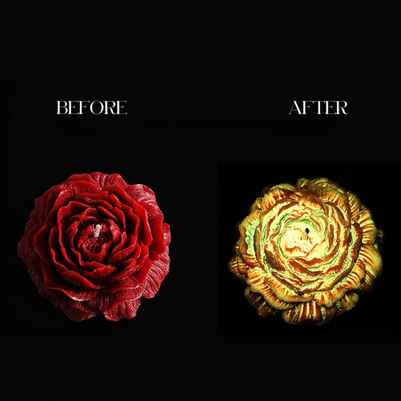 Fluorescent Rose Petal Low-Temperature Scented Candles