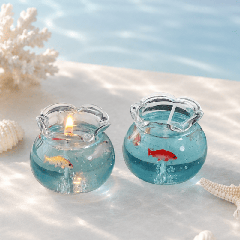 The Ocean Mini Fish & Bubble Scented Candles