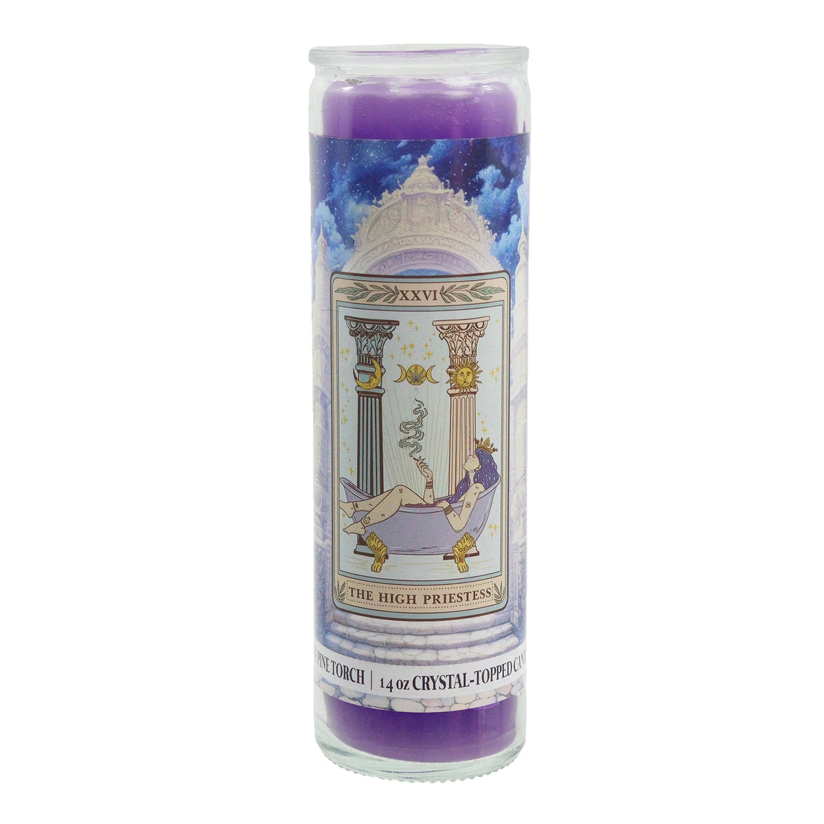 Crystal Topped Altar Scented Candles
